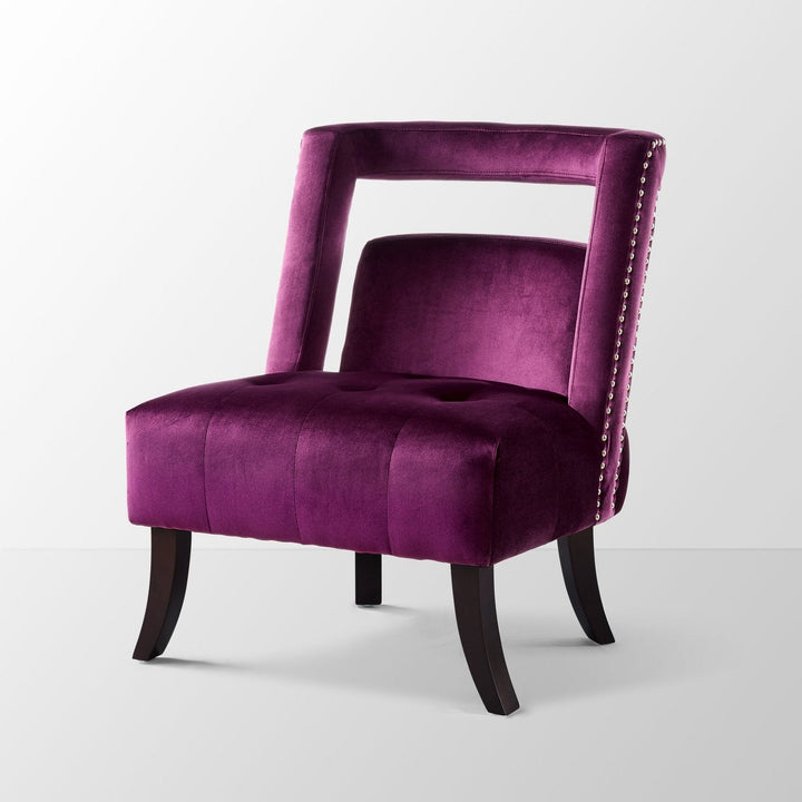 Accent Chair - Salvador Velvet Armless Accent Chair