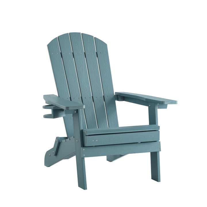 Inspired Home Cal Adirondack Chair  Aqua Main