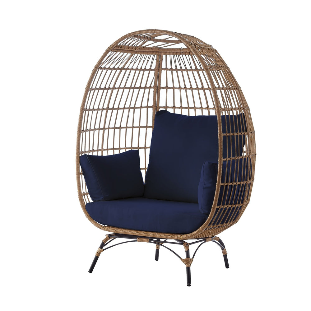 Inspired Home Vince Patio Chair  Navy Main
