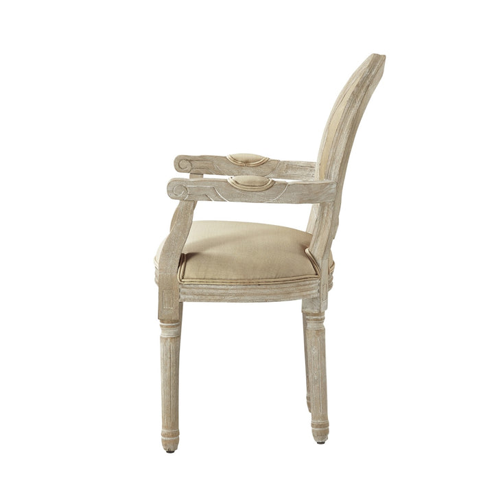 Rustic Manor Fournier Dining Chair Linen Beige 2