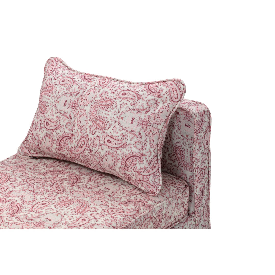 Rustic Manor Bourdillon Bench Linen Paisley Red swatch