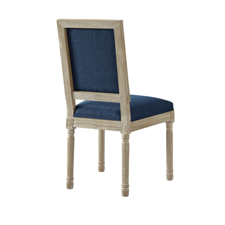 Rustic Manor David Dining Chair (Set of 2) Linen Navy 4