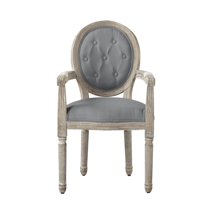 Rustic Manor Fournier Dining Chair Linen Grey 1