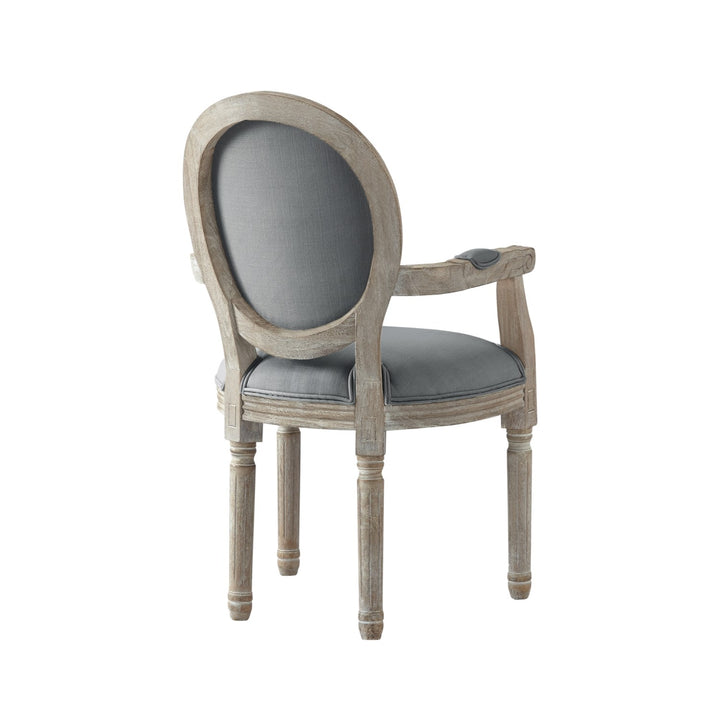 Rustic Manor Fournier Dining Chair Linen Grey 4