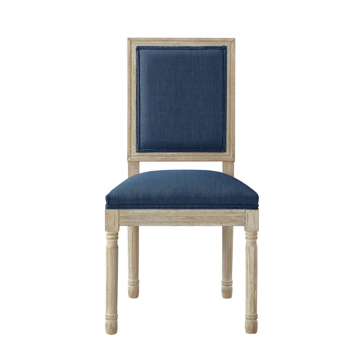 Rustic Manor David Dining Chair (Set of 2) Linen Navy 1