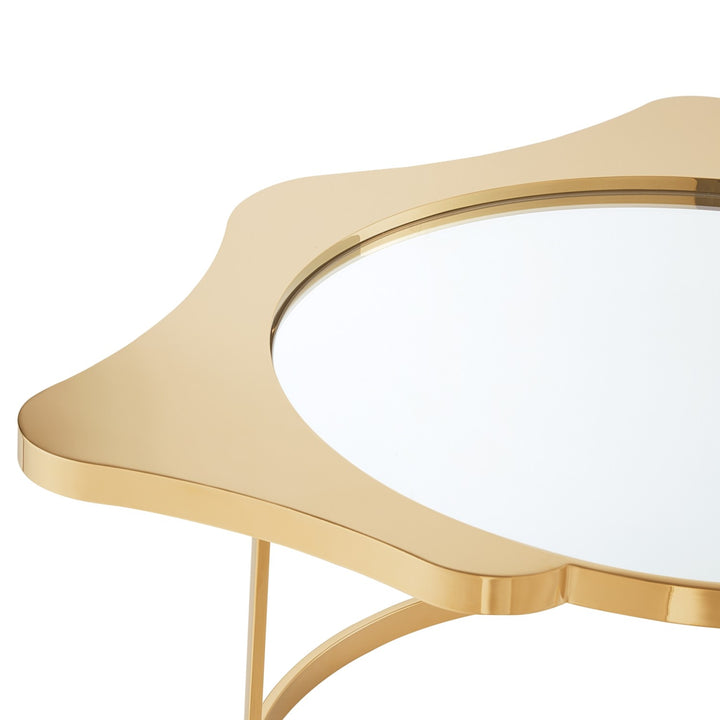 Inspired Home Cale Coffee Table  Gold 5
