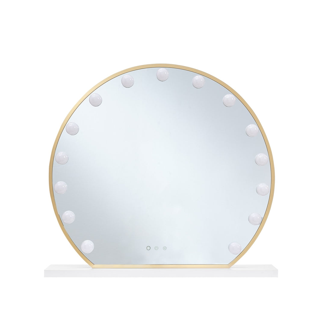 Inspired Home Finnian Vanity Mirror  Gold 5