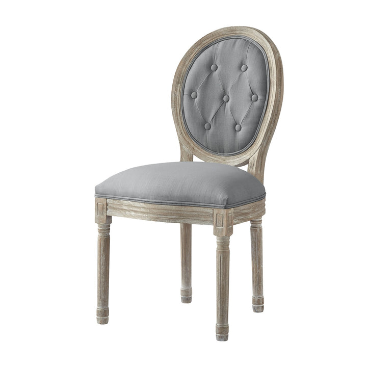 Rustic Manor Fournier Dining Chair Linen Grey Main