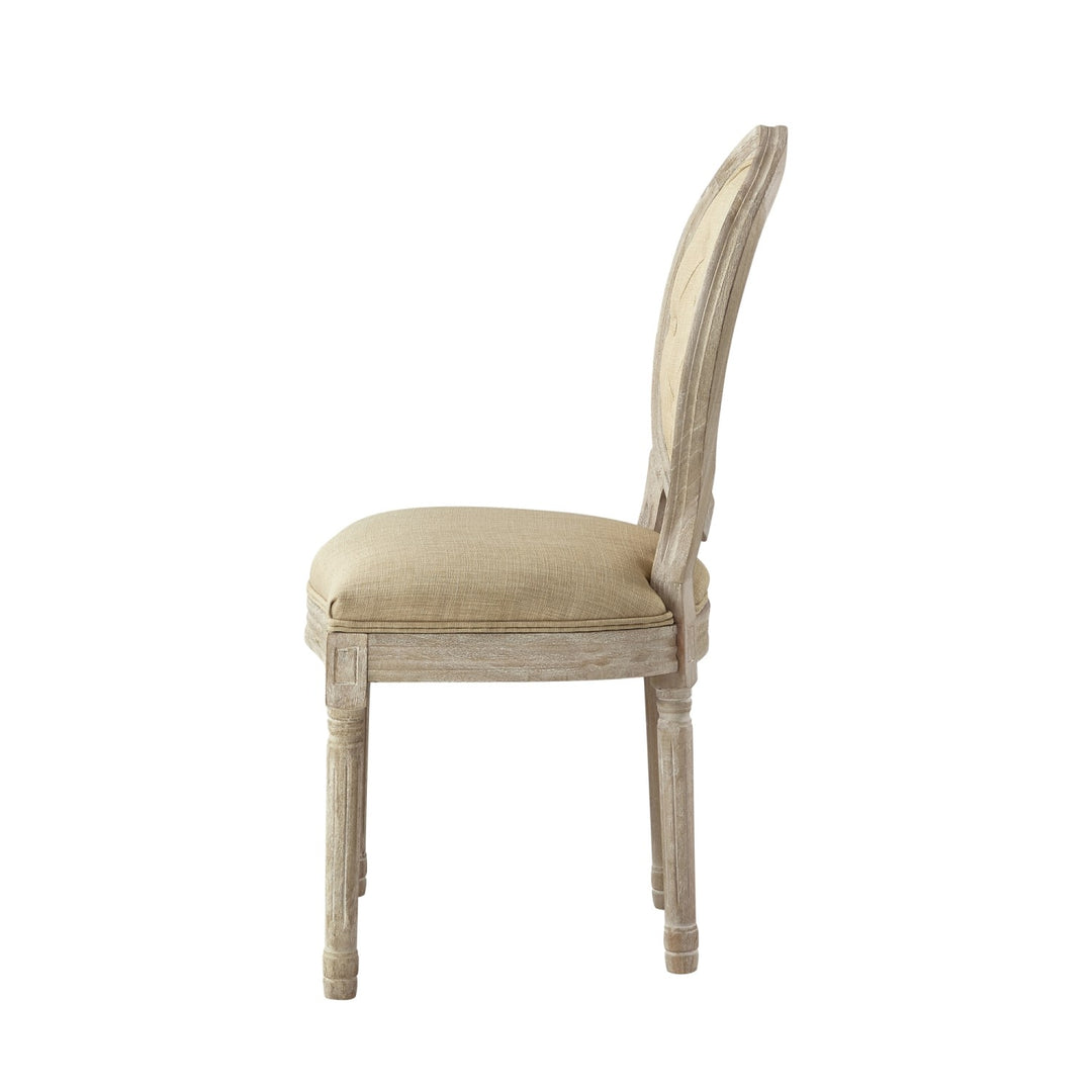 Rustic Manor Fournier Dining Chair Linen Beige 2