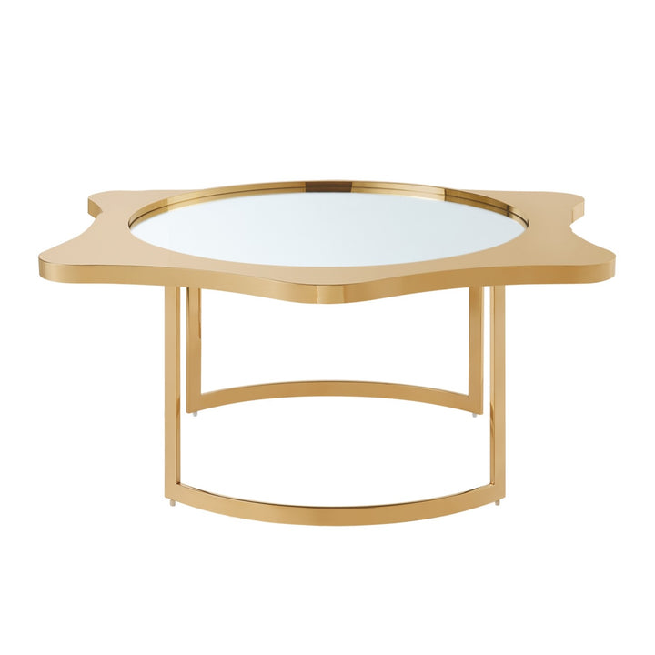 Inspired Home Cale Coffee Table  Gold 3