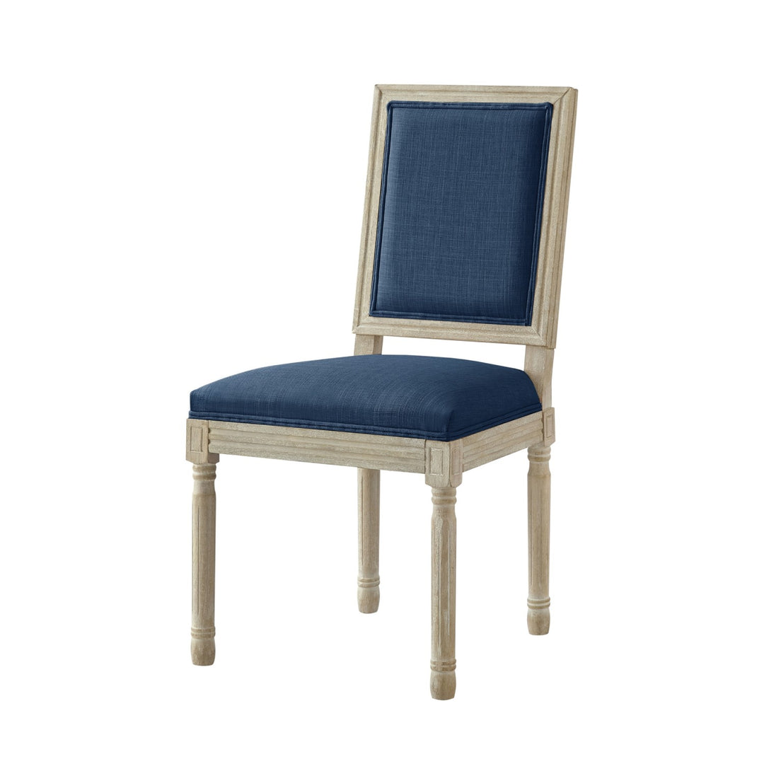 Rustic Manor David Dining Chair (Set of 2) Linen Navy Main