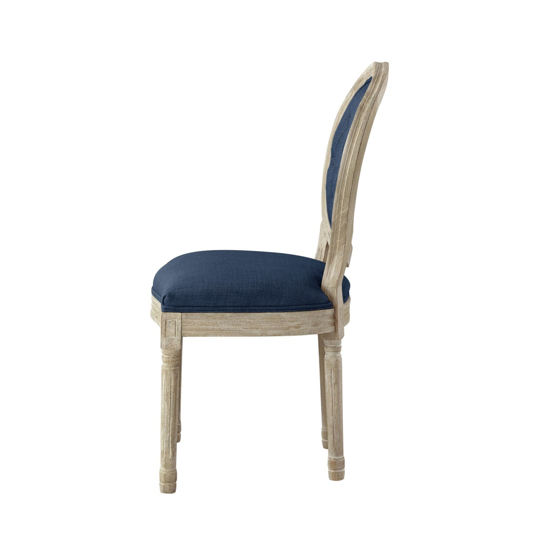 Rustic Manor Fournier Dining Chair Linen Navy 2