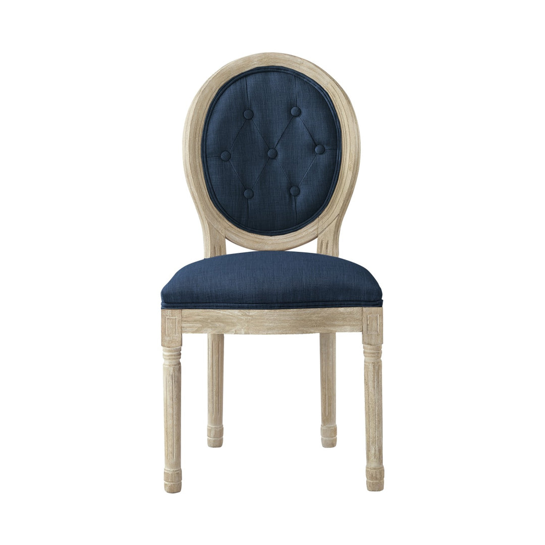 Rustic Manor Fournier Dining Chair Linen Navy 1