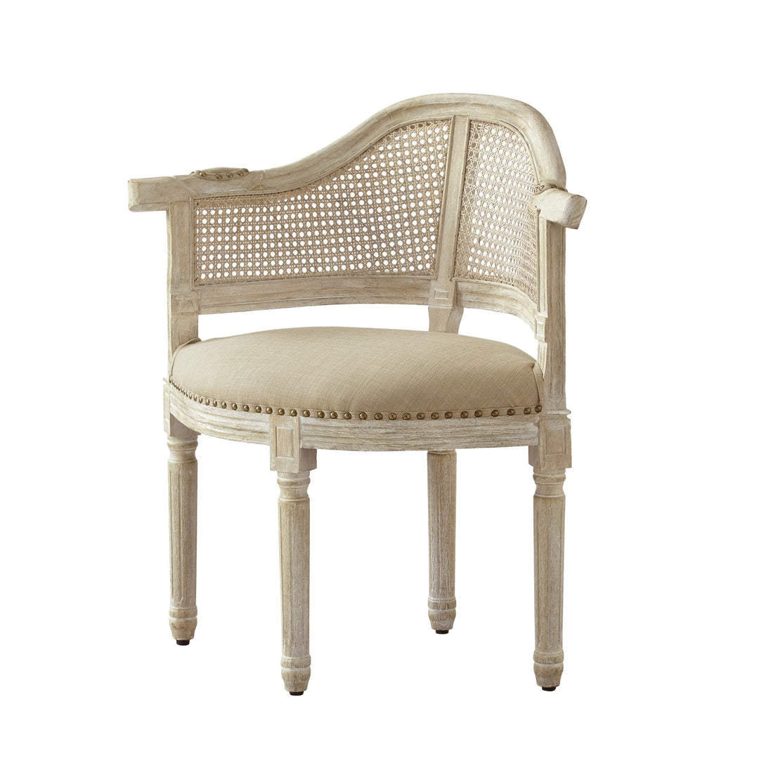 Rustic Manor Durant Accent Chair Linen Beige Main