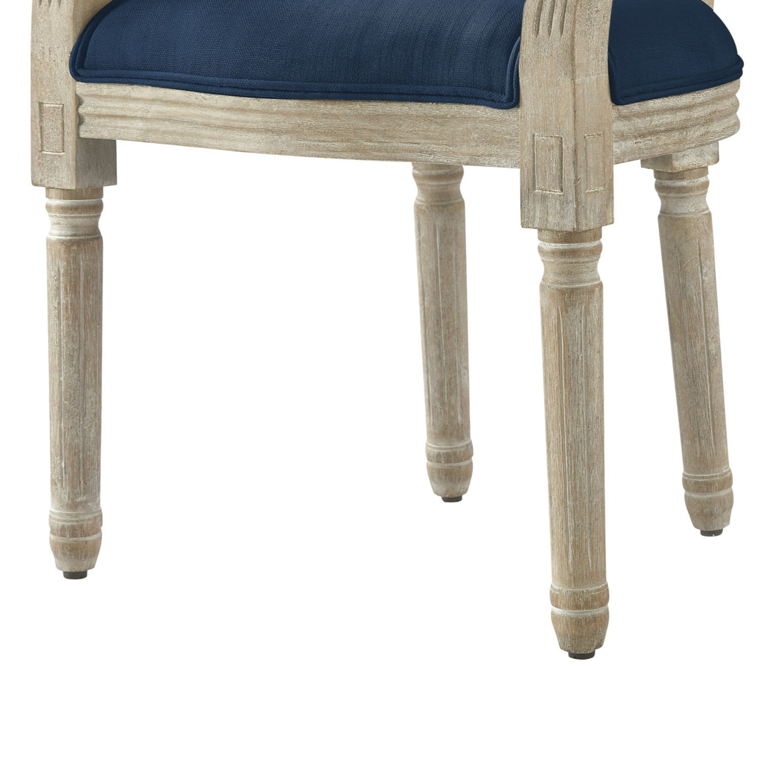 Rustic Manor Fournier Dining Chair Linen Navy 5