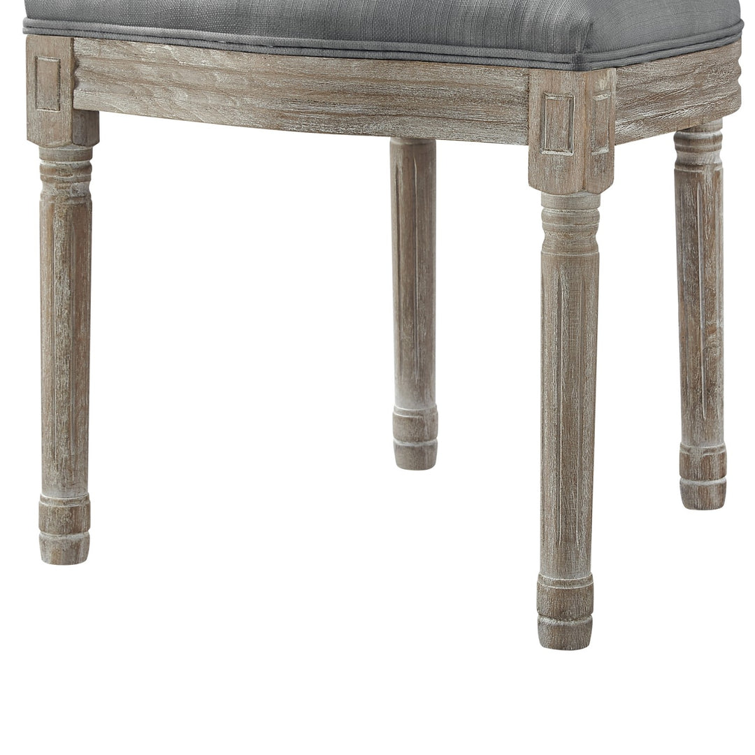 Rustic Manor Fournier Dining Chair Linen Grey 5