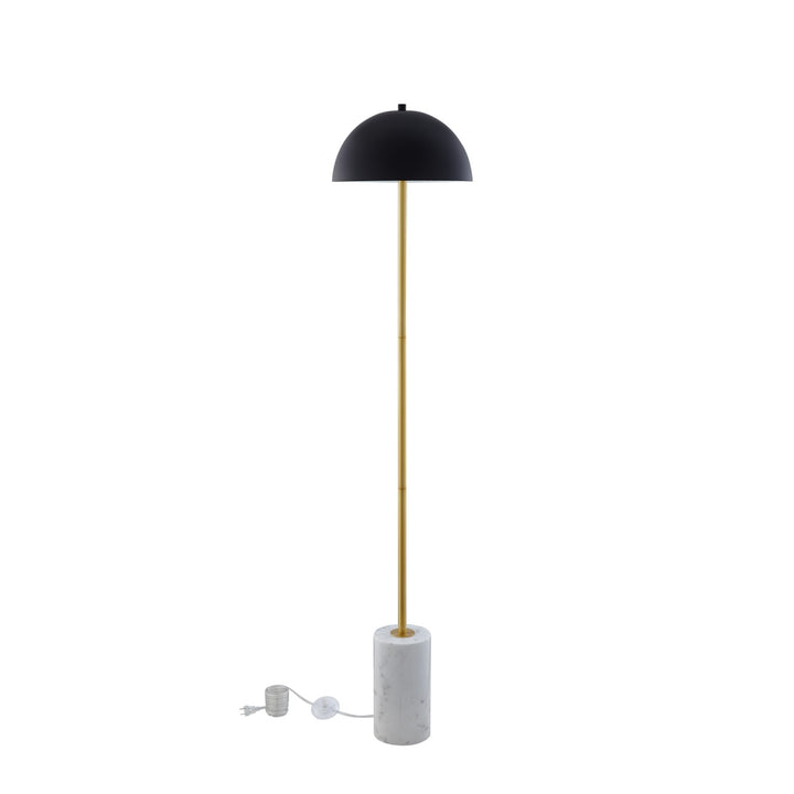 Inspired Home Tyrone Floor Lamp  Black Main
