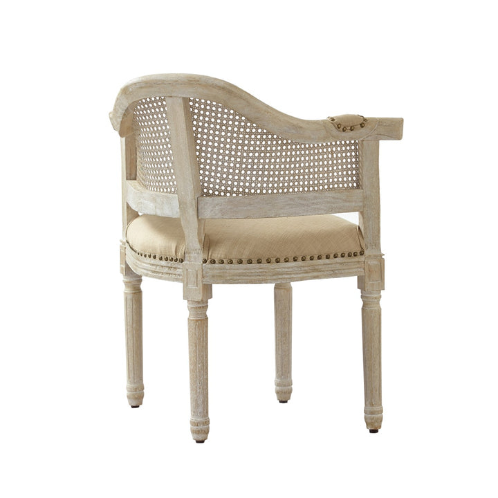 Rustic Manor Durant Accent Chair Linen Beige 4