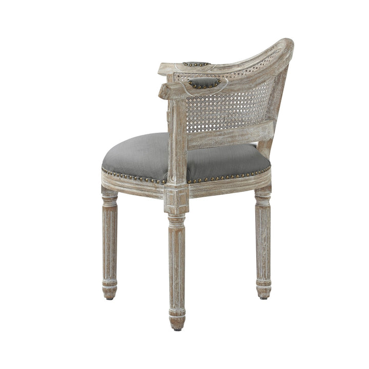 Rustic Manor Durant Accent Chair Linen Grey 2