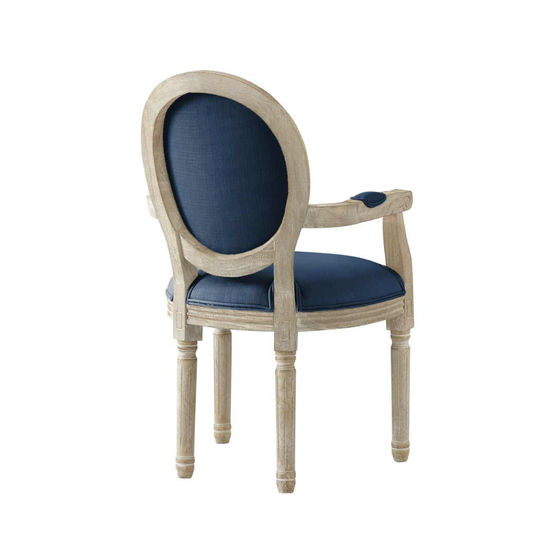 Rustic Manor Fournier Dining Chair Linen Navy 4