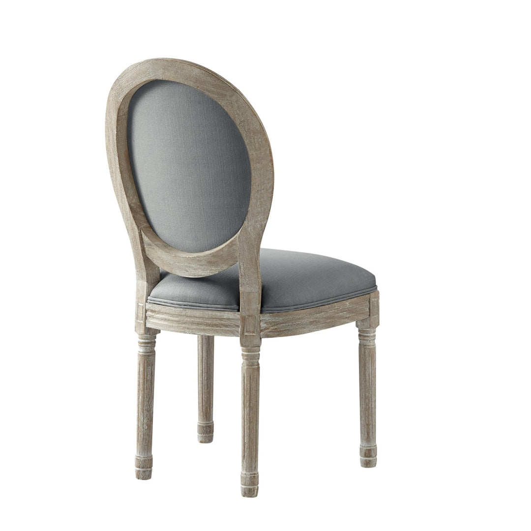 Rustic Manor Fournier Dining Chair Linen Grey 4