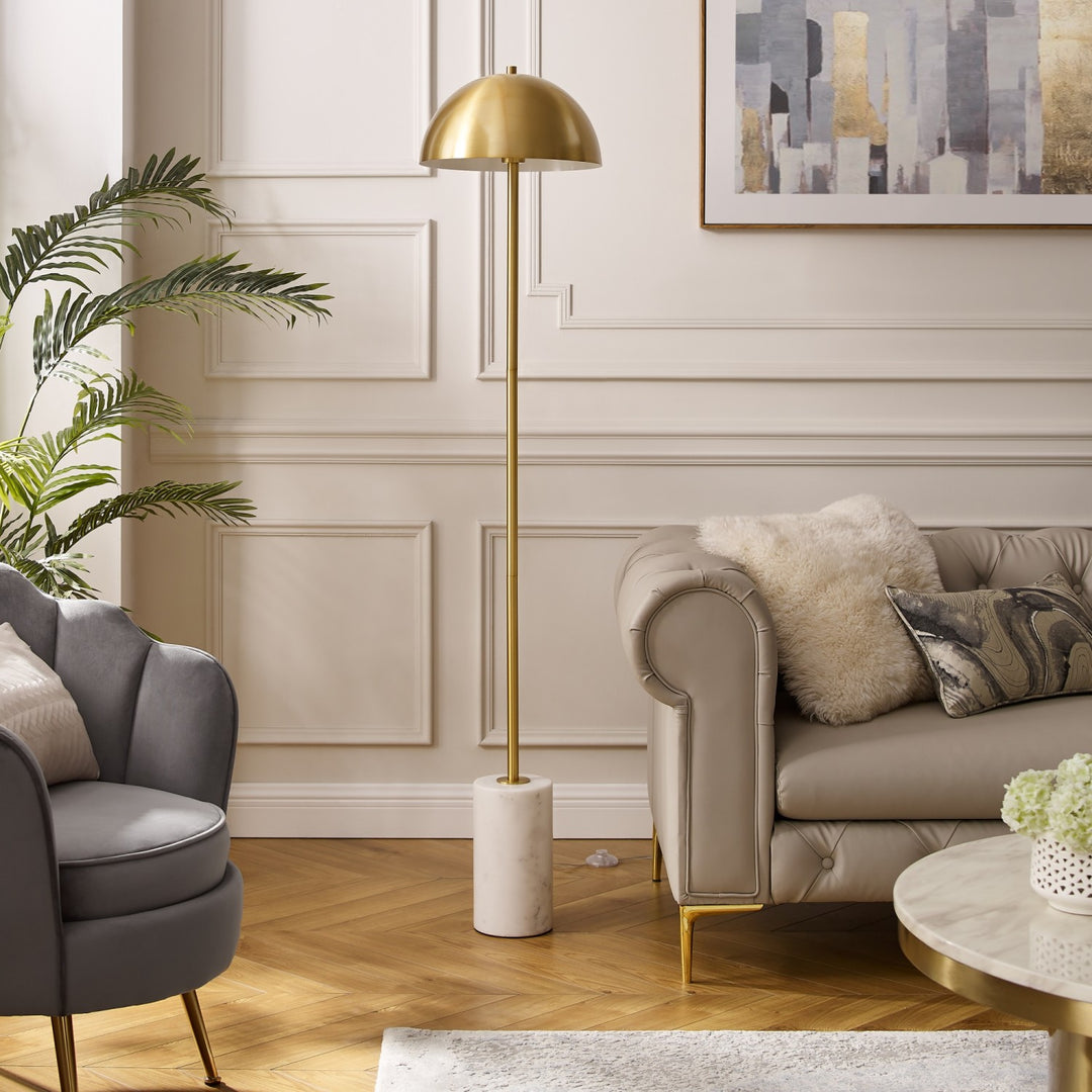 Tyrone Floor Lamp Brass1