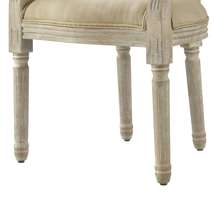 Rustic Manor Fournier Dining Chair Linen Beige 5