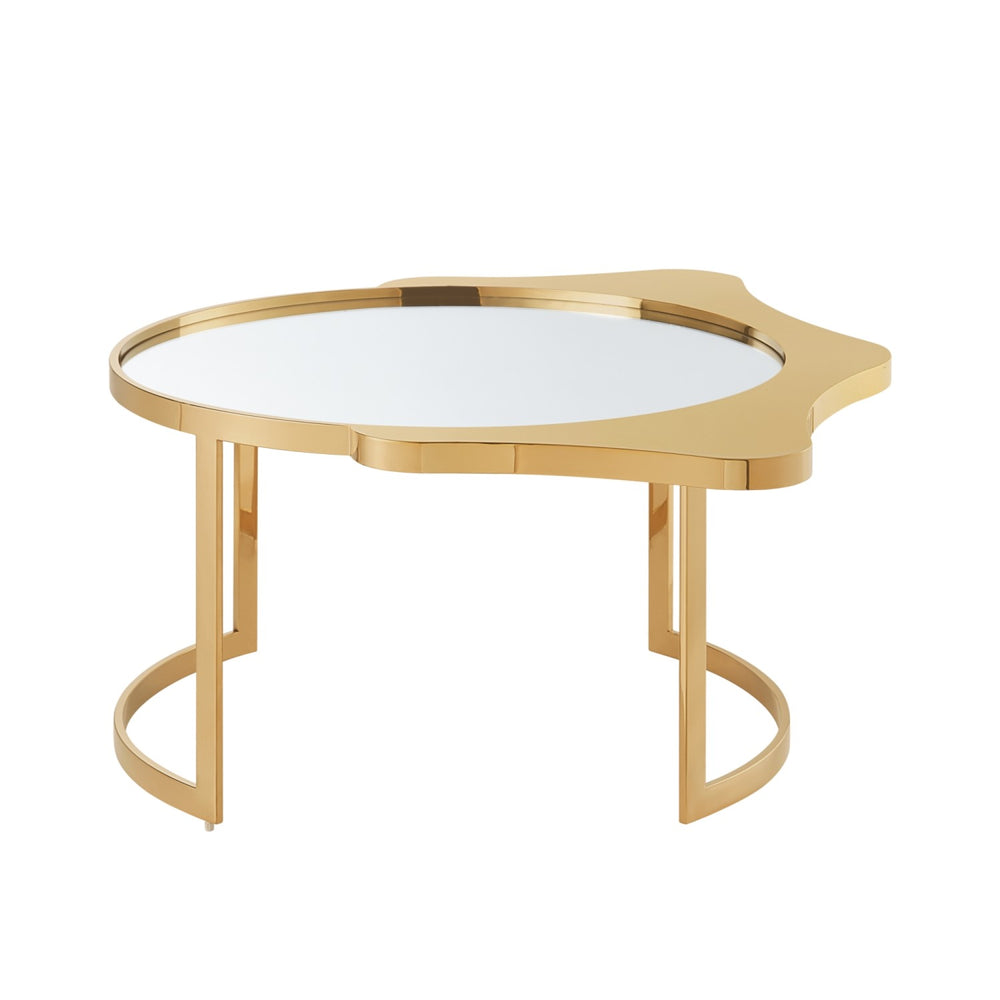 Inspired Home Cale Coffee Table  Gold Main