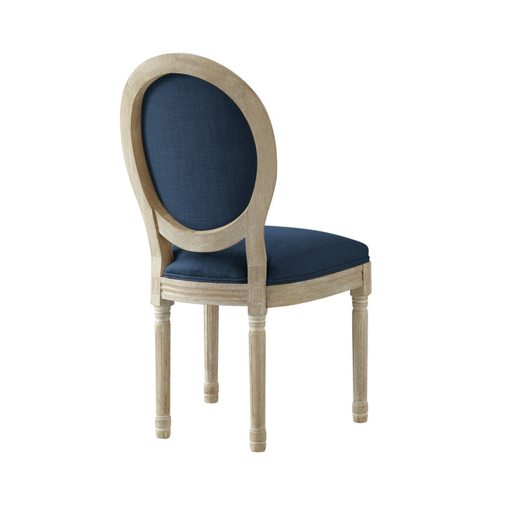 Rustic Manor Fournier Dining Chair Linen Navy 4