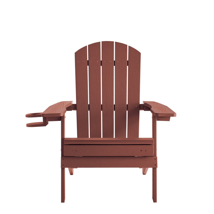 Inspired Home Cal Adirondack Chair  Brick 5