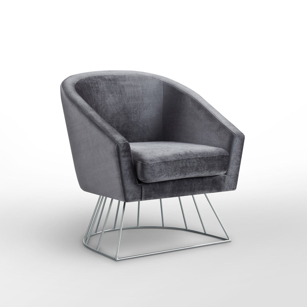 Accent Chair - Adalene Velvet Accent Chair