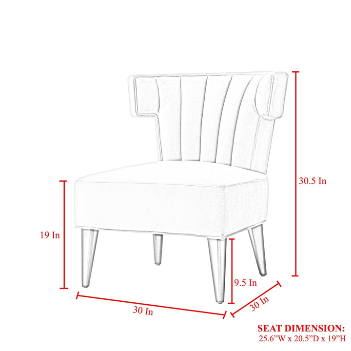 Accent Chair/ Slipper Chair - Elmer Accent Chair/ Slipper Chair