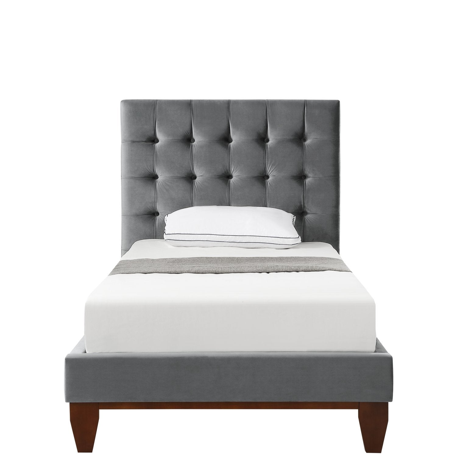 Bond Modern Bed Button Tufted for Bedroom – Inspired Home