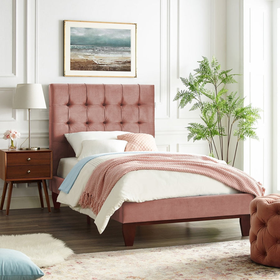 Bond Modern Bed Button Tufted for Bedroom – Inspired Home