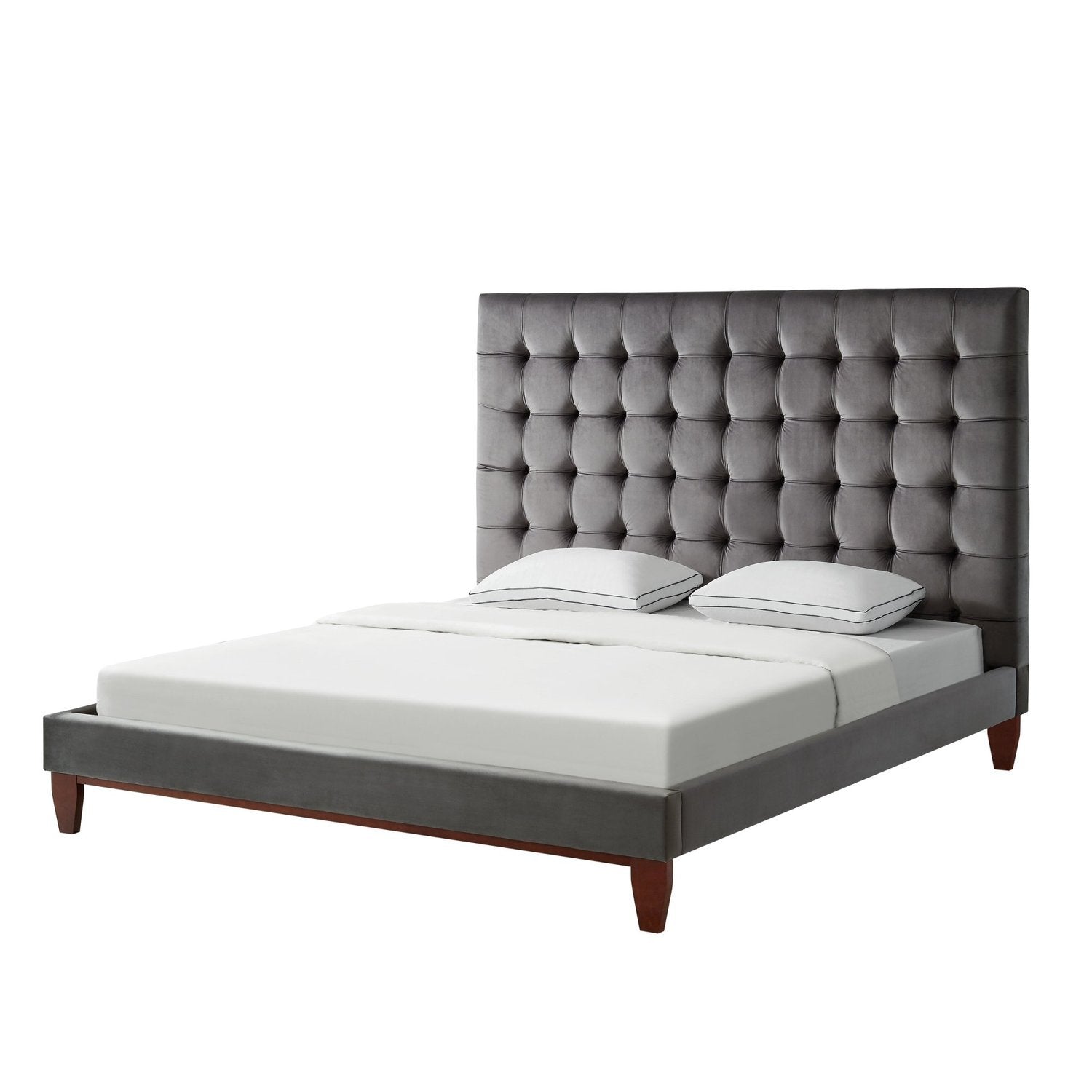 Bond Modern Bed Button Tufted For Bedroom – Inspired Home