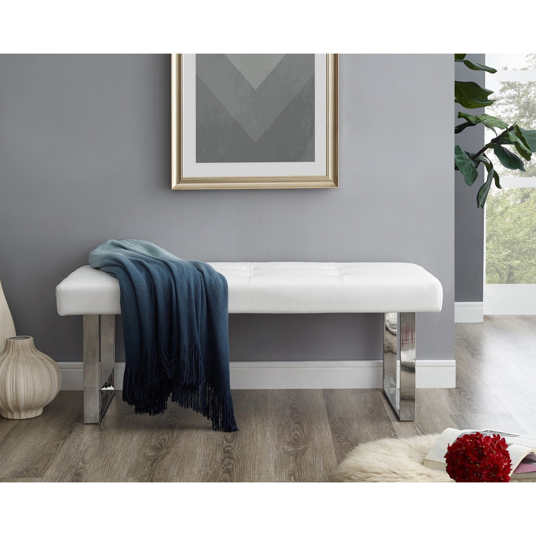 Bench - Oliver PU Leather Rectangular Bench