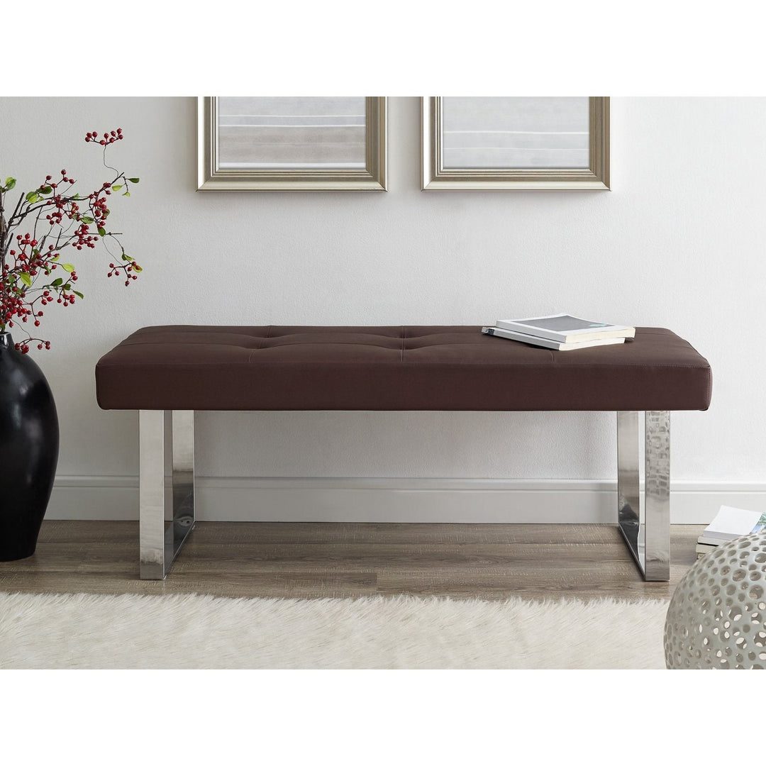 Bench - Oliver PU Leather Rectangular Bench