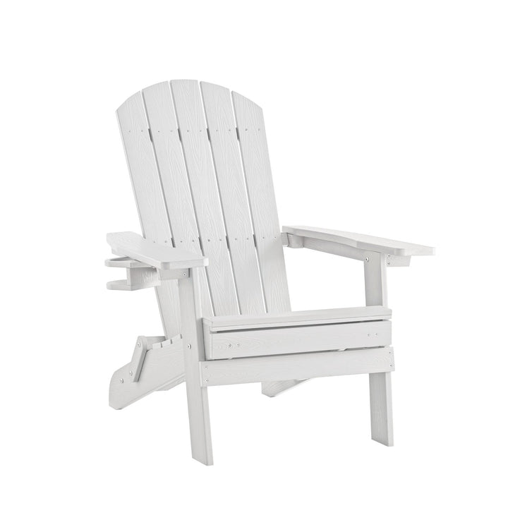 Inspired Home Cal Adirondack Chair  White Main
