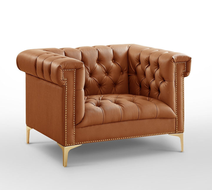 Club Chair - Oxford PU Leather Club Chair
