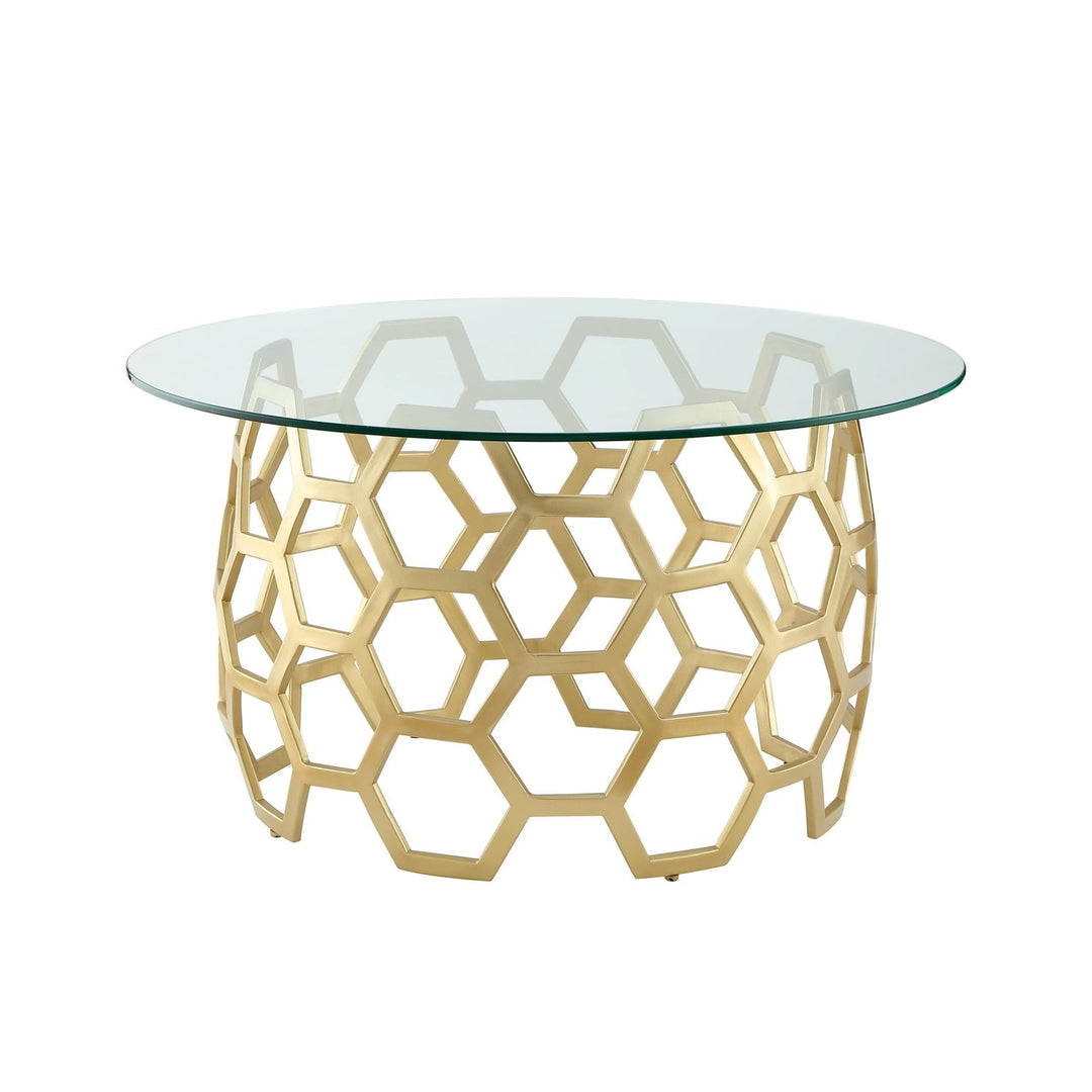 Coffee Table - Mattea Round Top Coffee Table