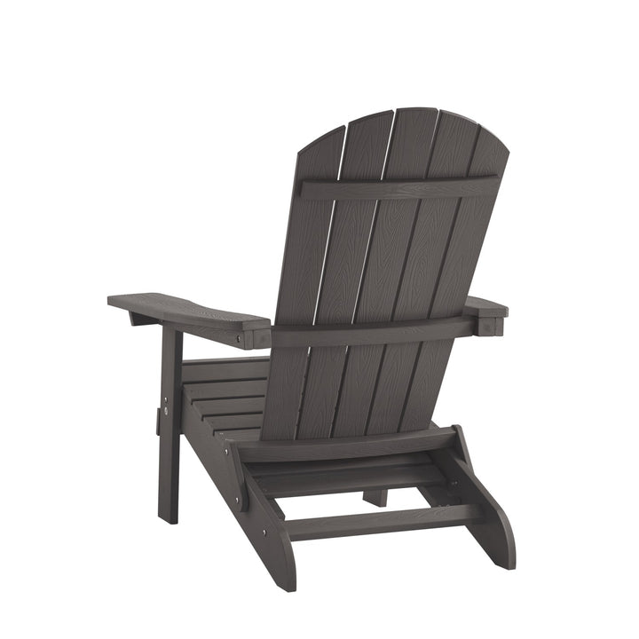Inspired Home Cal Adirondack Chair  Charcoal Grey 7