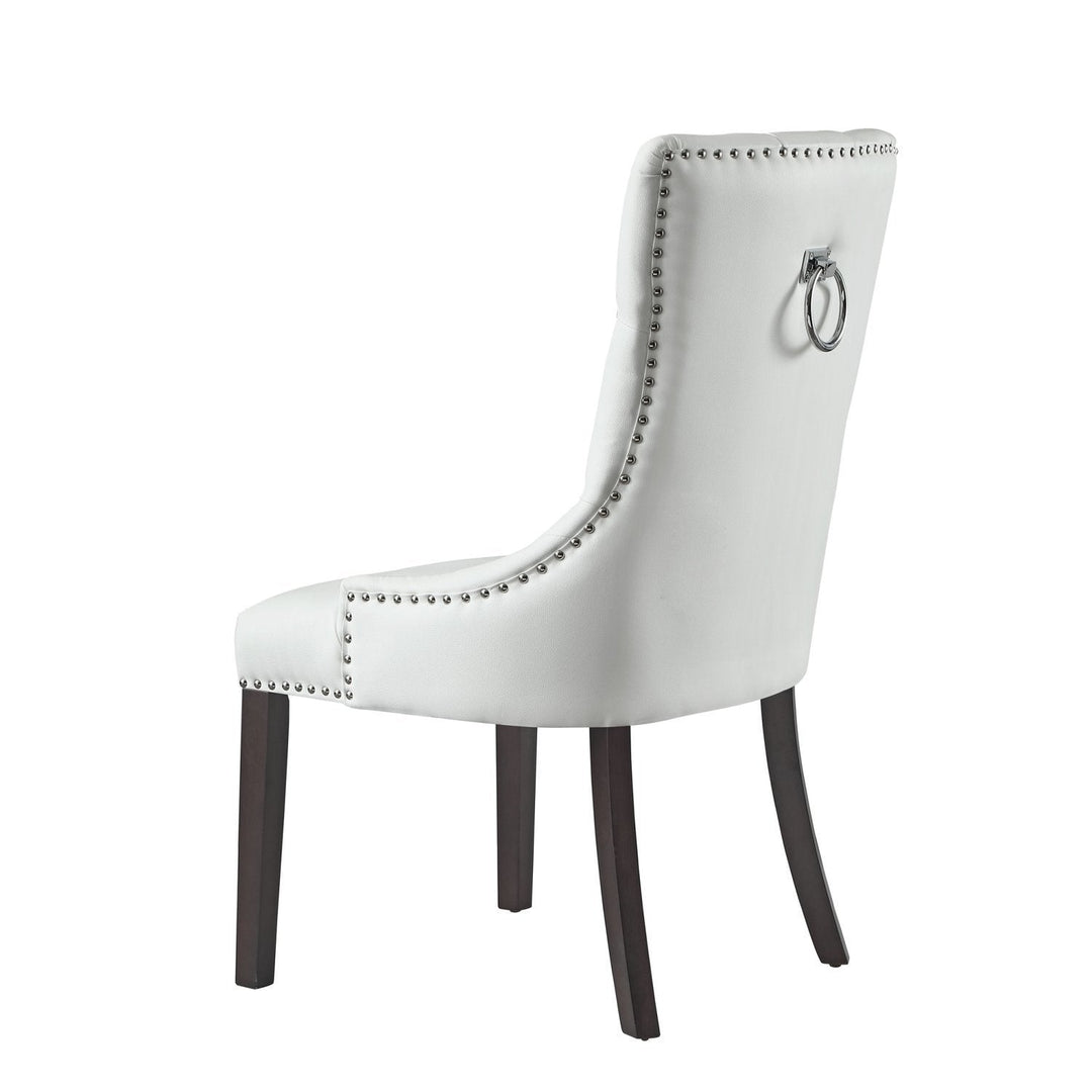 Dining Chair - Alberto Leather PU Front Tufted Dining Chair