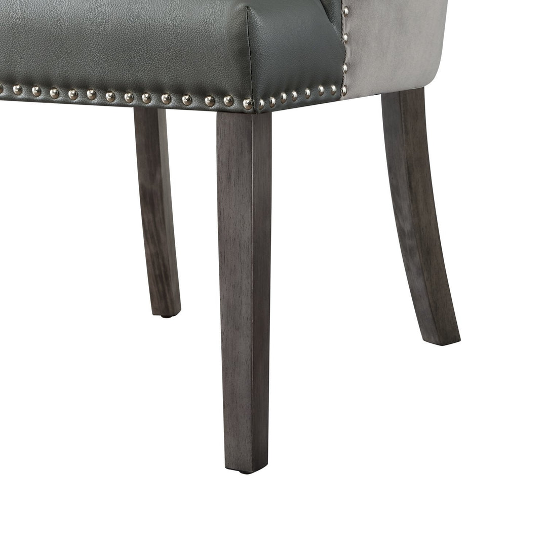 L121205L by Fairfield - Straight Back Leather Dining Chair