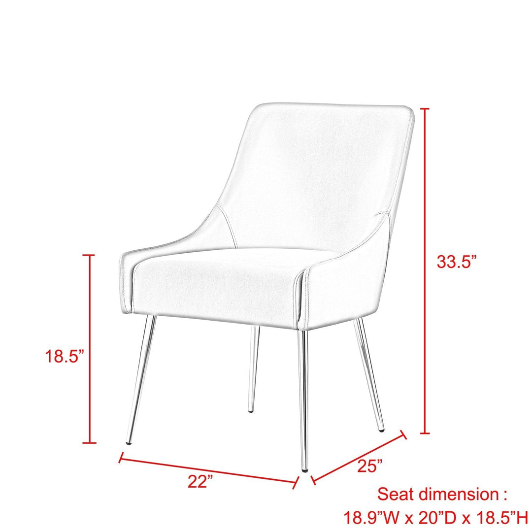 Dining Chair - Christine Armless Dining Chair (set Of 2)