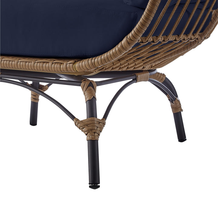 Inspired Home Vince Patio Chair  Navy 4