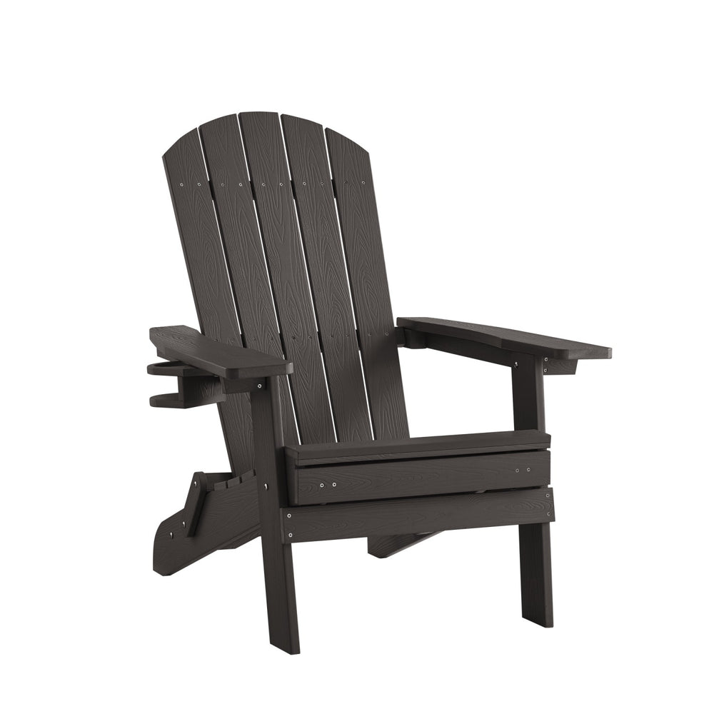 Inspired Home Cal Adirondack Chair  Black Main