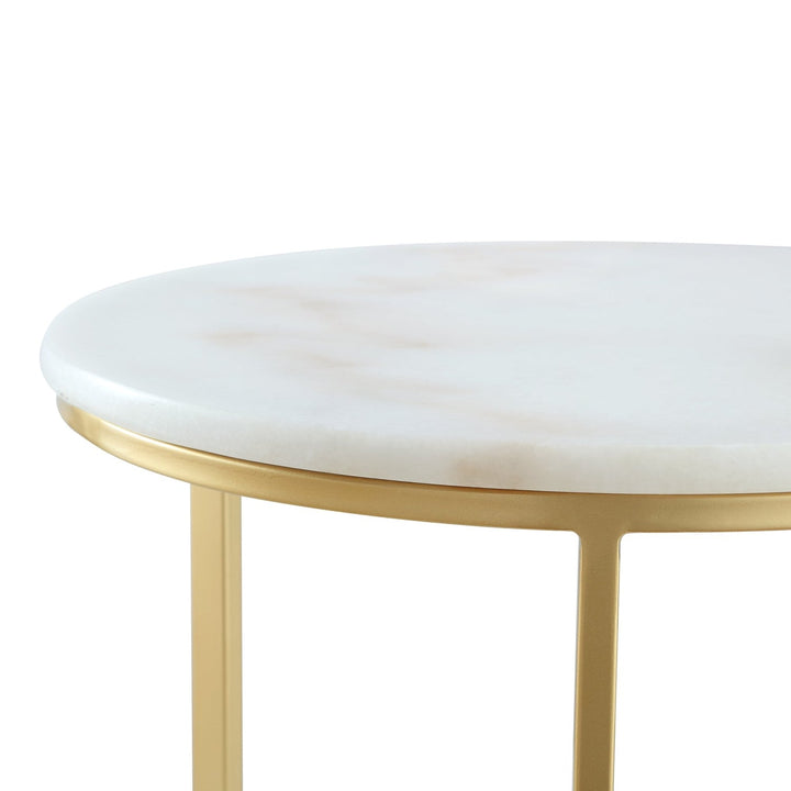 End Table - Irene Round Top Nesting End Table