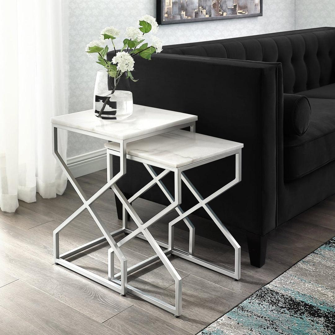 End Table - Malou Square Top Nesting End Table