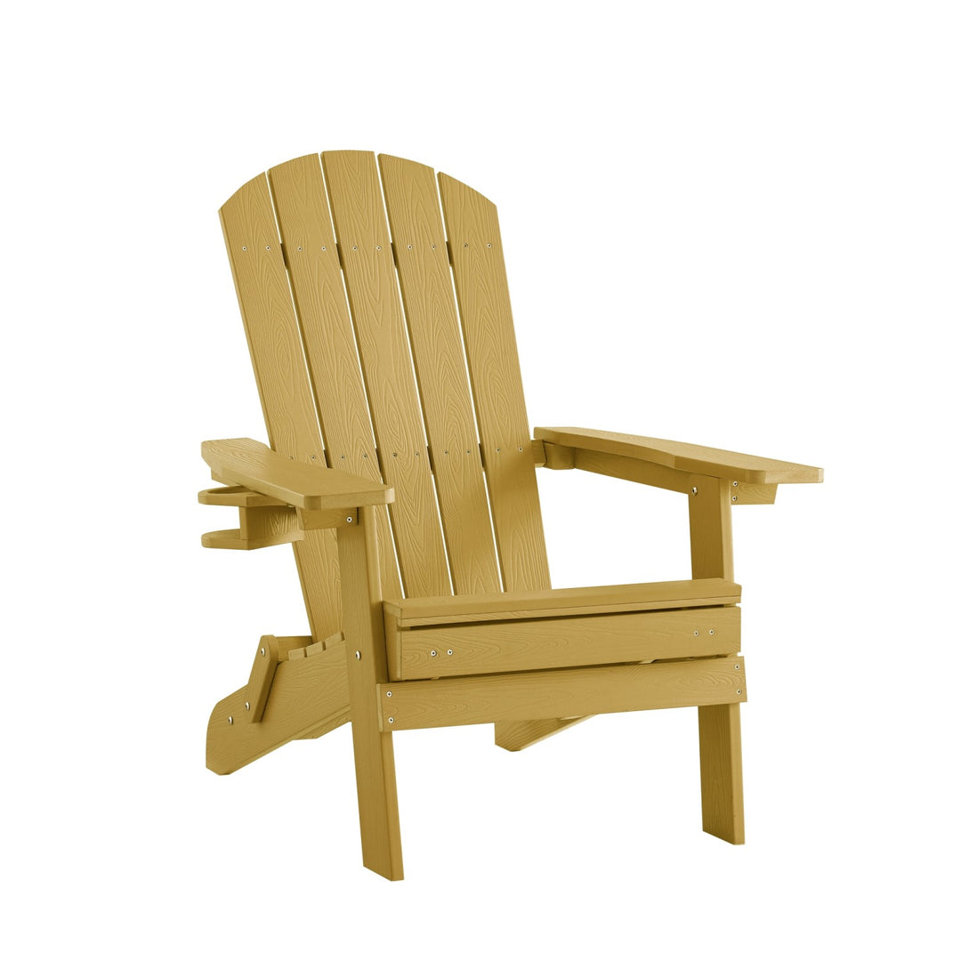 Inspired Home Cal Adirondack Chair  Yellow Main
