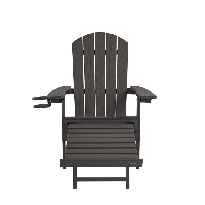 Inspired Home Cal Adirondack Chair  Black 4